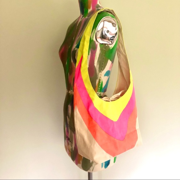 🎟NEON Canvas Satchel Shoulder Bag - Picture 2 of 6